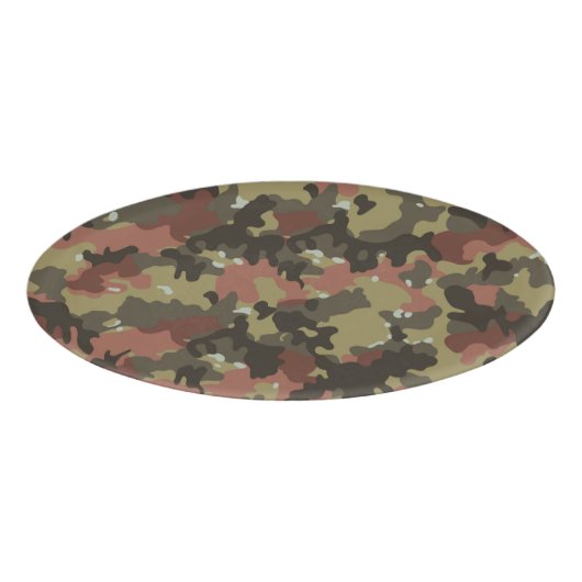 Badge D'identification Texture Camo Brown (Devant)