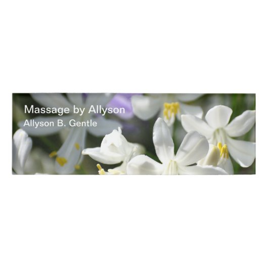 Badge D'identification Thème de beauté de massage Médicale (Devant)