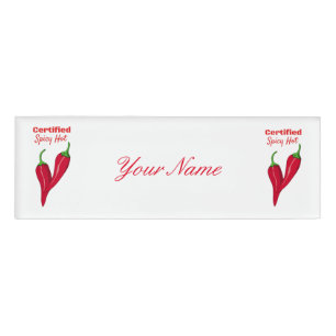 Badge D'identification Thunder_Cove chaud épicé certifié