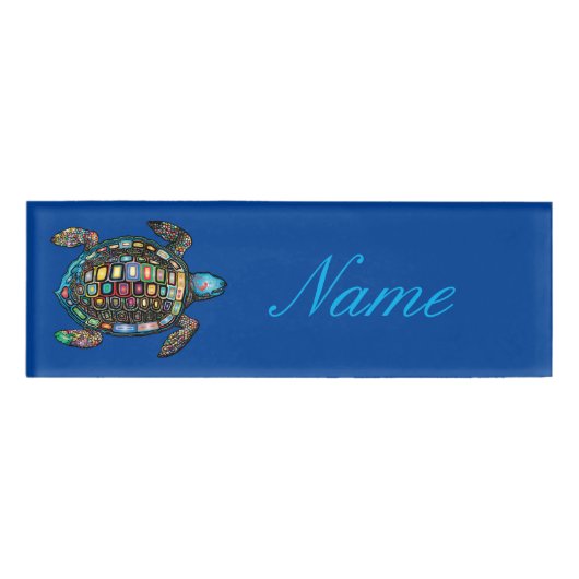 Badge D'identification Thunder_Cove de la tortue de mer (Devant)