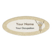 Badge D'identification Tire-bouchon (Devant)