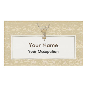 Badge D'identification Tire-bouchon