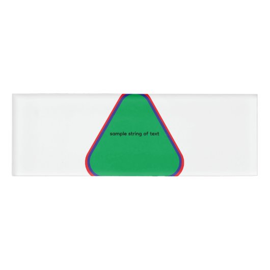 Badge D'identification Titre du produit (Devant)