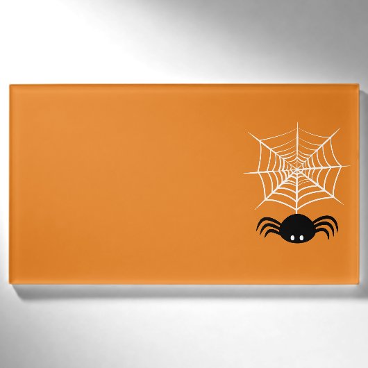 Badge D'identification Toile d'araignée Halloween (Devant)