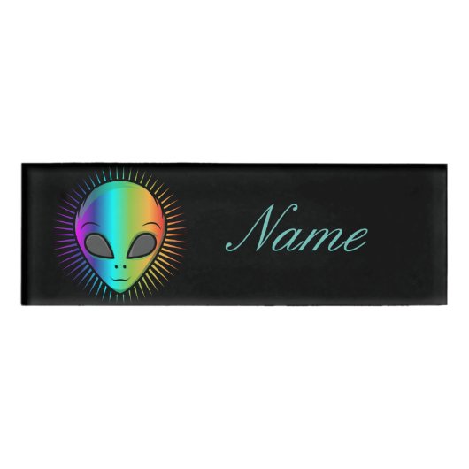 Badge D'identification Tonnerre-Cove à la tête de Alien (Devant)