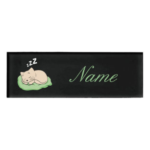 Badge D'identification Tonnerre en sommeil