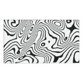 Badge D'identification Tourbillon blanc noir Conception abstraite (Devant)