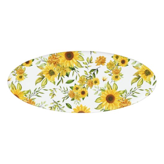 Badge D'identification Tournesol 8 (Devant)
