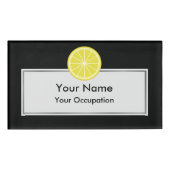 Badge D'identification Tranche de citron (Devant)