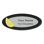 Badge D'identification Tranche de citron (Devant)