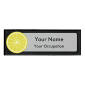 Badge D'identification Tranche de citron (Devant)