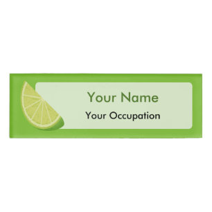 Badge D'identification Tranches de chaux