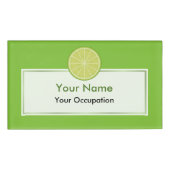 Badge D'identification Tranches de chaux (Devant)