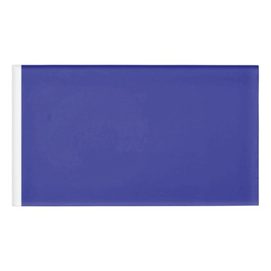 Badge D'identification Transformez votre espace avec un bleu élégant (Devant)