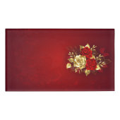 Badge D'identification Trois Roses de bijoux (Devant)