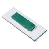 Badge D'identification Turquoise - Pierre d'Agate de Géode Turquoise et O (Dos)