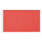 Badge D'identification un arrière - plan rouge avec une bordure blanche (Devant)