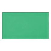 Badge D'identification un arrière - plan vert avec une bordure blanche (Devant)