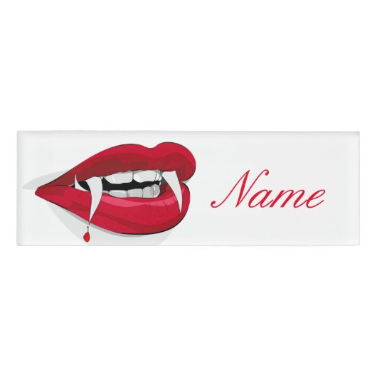 Badge D'identification Vampire Smile Thunder_Cove (Devant)