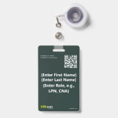 Badge d'identification VeeShift (Avant avec rétractable)