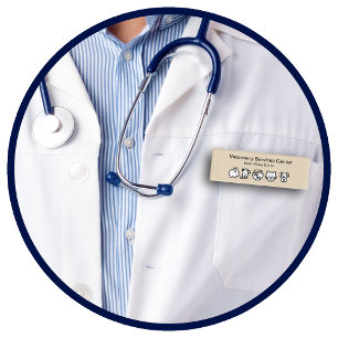 Badge D'identification Vétérinaire