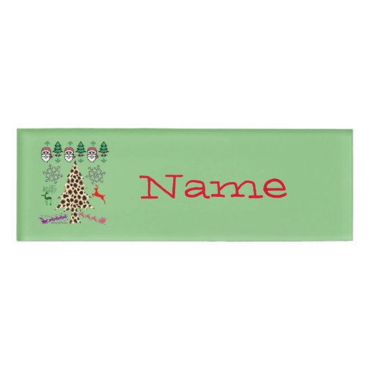 Badge D'identification Vilain Noël Random Mishmash Thunder_Cove (Devant)