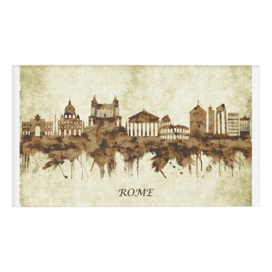 Badge D'identification Ville de Rome Italie (Devant)