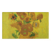 Badge D'identification Vincent Van Gogh 15 Peinture de tournesols (Devant)