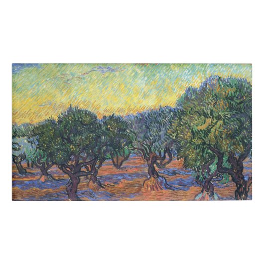 Badge D'identification Vincent Van Gogh Olive Grove Impressionnisme Art (Devant)