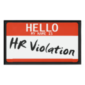 Badge D'identification Violation HR (Devant)