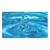 Badge D'identification Water Background - Blue (Devant)