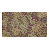 Badge D'identification William Morris Vine Grappe Rouge Vert Art (Devant)