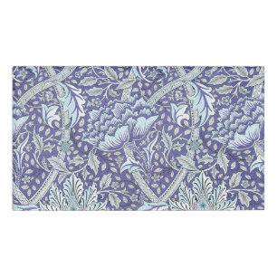 Badge D'identification William Morris Windrush Motif Bleu Floral