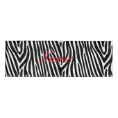Badge D'identification Zebra Stripes Motif Thunder_Cove (Devant)