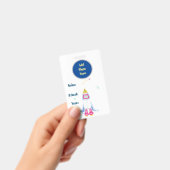 Badge d'identité de l'élève de l'école d'accueil - (À main)