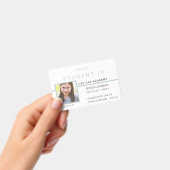 Badge d'identité de l'élève de l'école d'accueil | (À main)