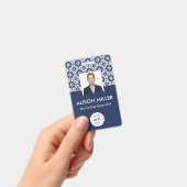 Badge d'identité de l'employé – Photo, logo et nom (Manuel / portable)