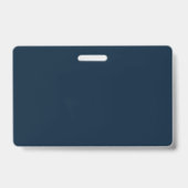 Badge d'identité d'élève à domicile Bleu (Arrière)