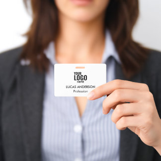 Badge d'identité d'entreprise personnalisé sarcell