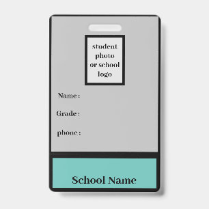 badge d'identité d'étudiant