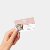 Badge d'identité étudiant scolaire à domicile | Ro (Manuel / portable)