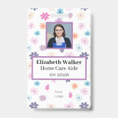 Badge d'identité personnalisé double face (Avant)