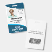 Badge d'identité personnalisé Étiquette de nom d'e (Avant & arrière)