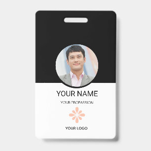 Badge d'identité personnalisé pour employé