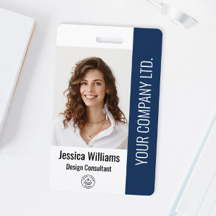 Badge d'identité professionnelle personnalisé avec