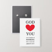 Badge Dieu Coeur toi (Recto/Verso)
