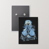 Badge Dieu est dans la machine - Techno-Dystopian Design (Recto/Verso)
