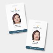 Badge d'infirmière BSN (Avant & arrière)