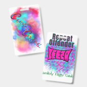 Badge d'infraction répétée exclusif (Avant & arrière)