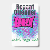 Badge d'infraction répétée exclusif (Arrière)